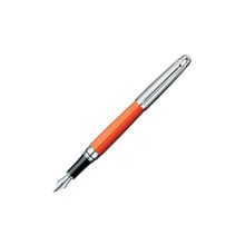 4799.520 - Ручка перьевая оранжевый лак, родиевый колпачок с насечками, LEMAN