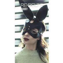 Маска с заячьими ушами Bunny Black