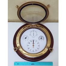 Maritim Станция погоды из тика 30838 345 мм часы   барометр   термометр   гигрометр