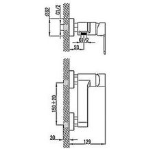Смеситель Lemark Magic LM3403C для душа