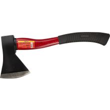 Топор ТЕВТОН со стеклопластиковой обрезиненной рукояткой, 1кг