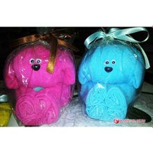 Arya Полотенце Lares Soft Dogy 4 Пр Бирюзовый (30x50 см. - 4 шт.)
