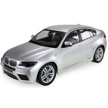 Радиоуправляемая машинка BMW X6 M Silver масштаб 1:14 27Mhz