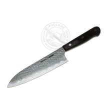 Нож кухонный шеф сантоку SAMURA KAIJU, SKJ-0095, Каидзю, 180 мм, AUS 8, дерево