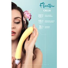 ToyFa Желтый вибратор Calla - 22 см. (желтый)