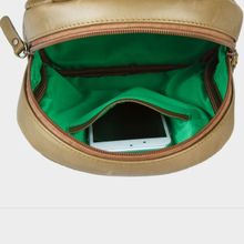 Кожаный мини рюкзачок R0032