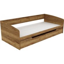 SbkHome Гарда Кровать с ящиками 200*90, дуб галифакс