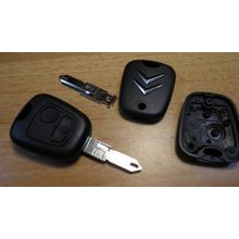 Корпус ключа зажигания для CITROEN, 2 кнопки, VA2 (kci004)