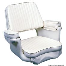 Osculati Boat seat white polyethylene, 48.680.10
