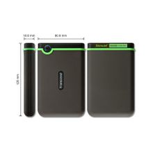 500gb внешний жесткий диск transcend storejet 25m3 2.5", usb hdd, Черный, ts500gsj25m3