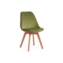 Tetchair Стул TULIP SOFT (mod. 74), зеленый (HLR 54) натуральный