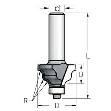 Фреза WPW MRJ0303 профиль волна R2,5 D20 B10 с подшипником хвостовик 6