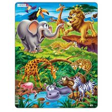 LARSEN Животные сафари 18 дет