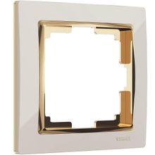 Werkel Рамка Werkel Snabb на 1 пост слоновая кость золото WL03-Frame-01-ivory GD 4690389083860 ID - 243804