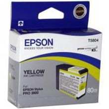 EPSON C13T580400 картридж с жёлтыми чернилами