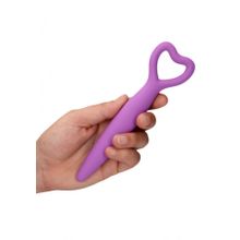 Набор фиолетовых вагинальных расширителей с вибропулей Silicone Vaginal Dilator Set (245089)