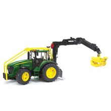 Bruder Трактор John Deere 7930 лесной с манипулятором 03-053