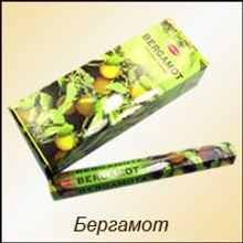 Благовония HEM, Бергамот (Bergamot), шестигранники.