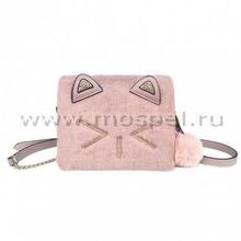 Меховая сумочка Sammao пудра