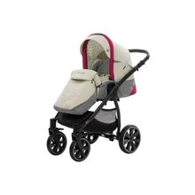 Noordi 2 в 1 Polaris SP бело-серая с малиновым