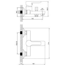 Смеситель Iddis Sena SENSB00i02