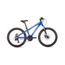 Подростковый горный (MTB) велосипед Twister 24 2.0 disc синий 13" рама (2019)