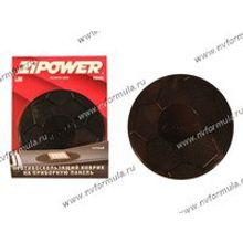 Коврик противоскользящий Zipower PM6603 футбольный мяч черный