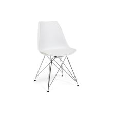 Tetchair Стул TULIP IRON CHAIR (mod.EC-123), white (белый)