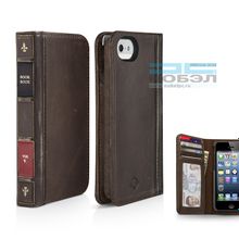 Twelve South для iPhone SE   5S Twelve South BookBook Vintage (старая книга) кожа натуральная коричневый Vinage 12-1232 for iPhone 5