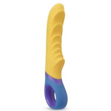 Желтый вибромассажер Tone G-Spot Vibrator - 23 см.