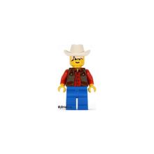 Lego Western WW012 Cowboy Red Shirt (Ковбой в Красной Рубашке) 1996