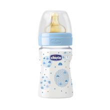 Бутылочка Chicco Well-Being Boy 0 мес.+, лат. соска, норм. поток, РР, 150 мл 310205111