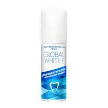 Пенка для полости рта Global White Реминерализующая, 50 мл, дневная гигиена