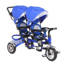 Capella Twist Trike 360 3-колесный для двойни синий