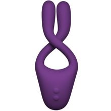 Фиолетовый вибростимулятор Bendable Multi Erogenous Zone Massager with Remote