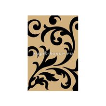 Российский ковер VISION DELUXE carving d129_beige-black, 2 x 3.5