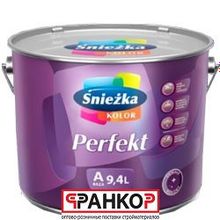 Краска для стен и потолков "Sniezka Perfekt" 9 л. латексная (База C)   Sniezka