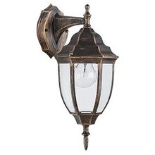 FERON PL6002 (11894) Уличный настенный светильник, черное золото