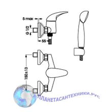 Смеситель для душа Orion Vidima ВА003АА