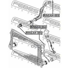 Кольцо Уплотнительное Воздушного Патрубка Audi A3 A3 Sportback (8p) 2003-2013 Febest арт. RINGAH003