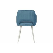 Олмеко Стул Берта белый тенерифе дасти блю