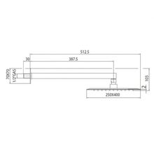 Верхний душ Bossini Twiggy (H69587H.030) (400 мм)