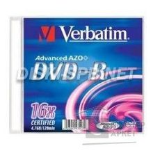 DVD-R диск 16х Verbatim 4.7 Гб, SlimBox. 100 дисков