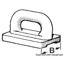 Osculati Nylon mainsail slide 22 mm, 58.091.00