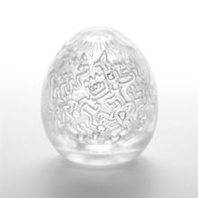 Tenga Мастурбатор-яйцо Keith Haring EGG PARTY (белый)