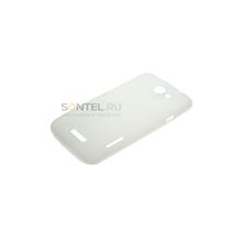 Силиконовый чехол для HTC One X белый в тех.уп.
