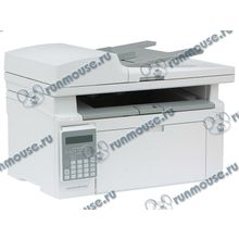 МФУ HP "LaserJet Ultra MFP M134fn B09" A4, лазерный, принтер + сканер + копир + факс, ЖК, бело-серый (USB2.0, LAN) [135734]