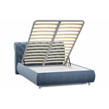 Сильва Кровать Эмили 1400 модель 309 с пуговицами Галакси лайт 22