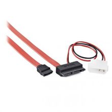 Кабель интерфейсный micro SATA DATA + питание Molex, 45 25 см, Gembird (CC-MSATA-001)
