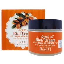 Jigott Argan Oil rich Cream  Крем для лица с аргановым маслом, 70 мл